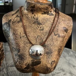 Silpada silver pendant necklace.